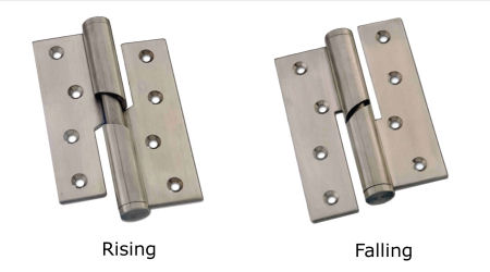Stainless Steel Rising And Falling Hinges - Rising hinges and falling hinges