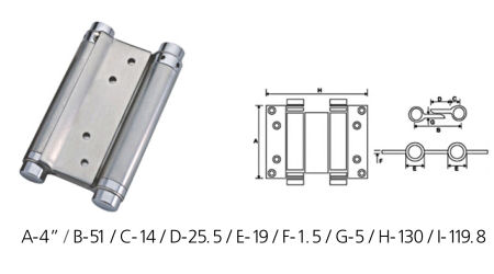 Stainless Steel Spring Hinges